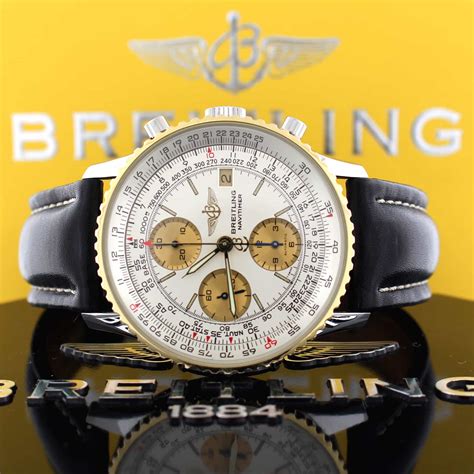 breitling navitimer gold steel|breitling navitimer price guide.